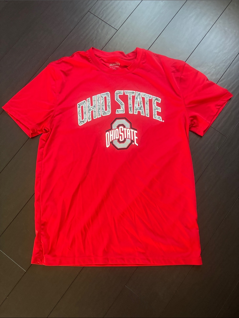 Varsity Ohio State Red Short Sleeve Tee